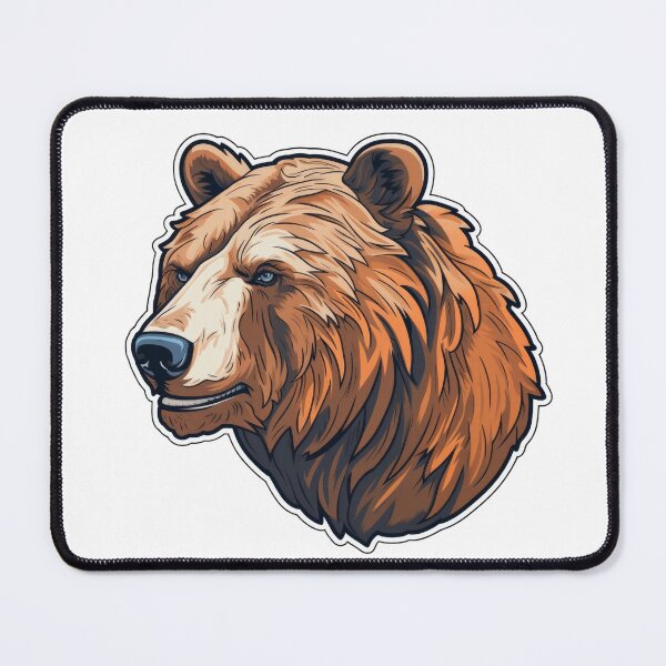 Item preview, Strong Bear Sticker designed and sold by Enea Kelo.