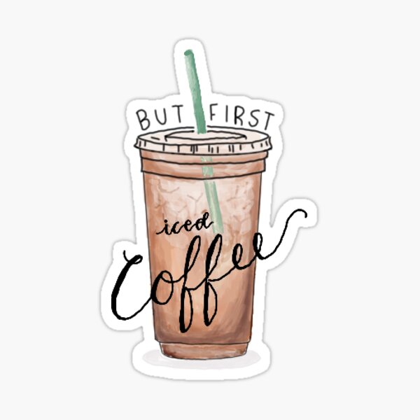Item preview, But first iced coffee designed and sold by abbyxhoughton.