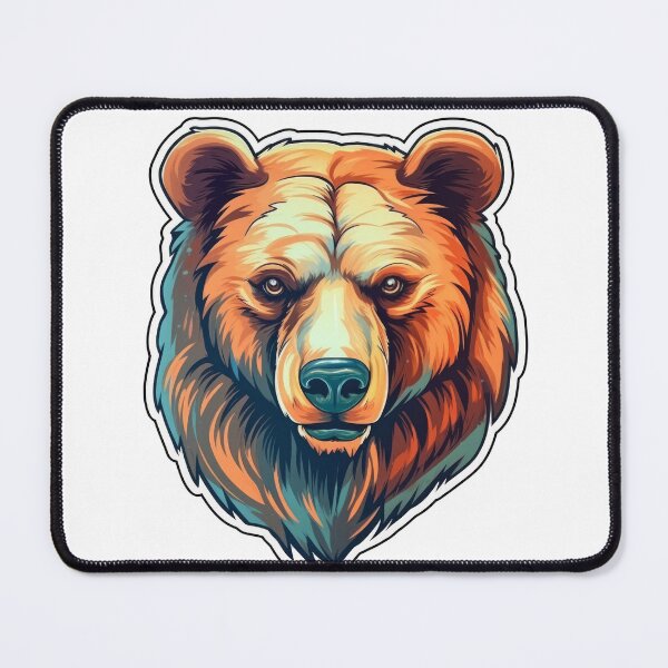 Item preview, Strong Bear Sticker designed and sold by Enea Kelo.