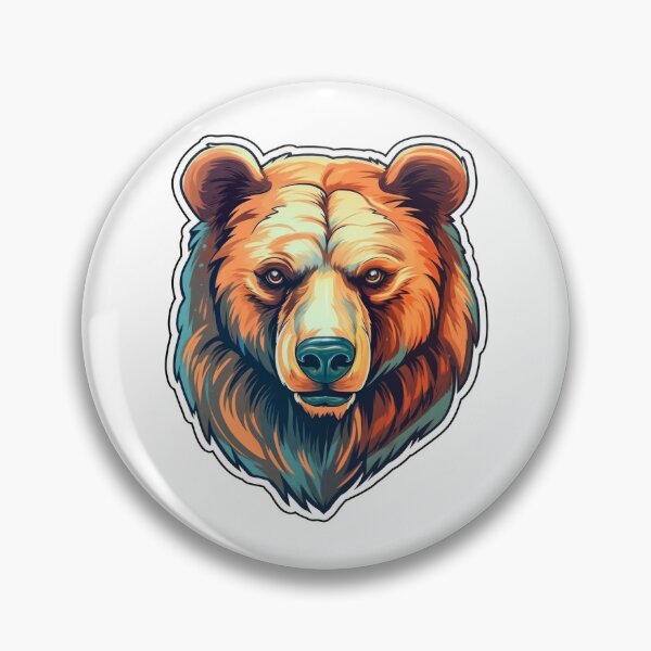 Item preview, Strong Bear Sticker designed and sold by Enea Kelo.