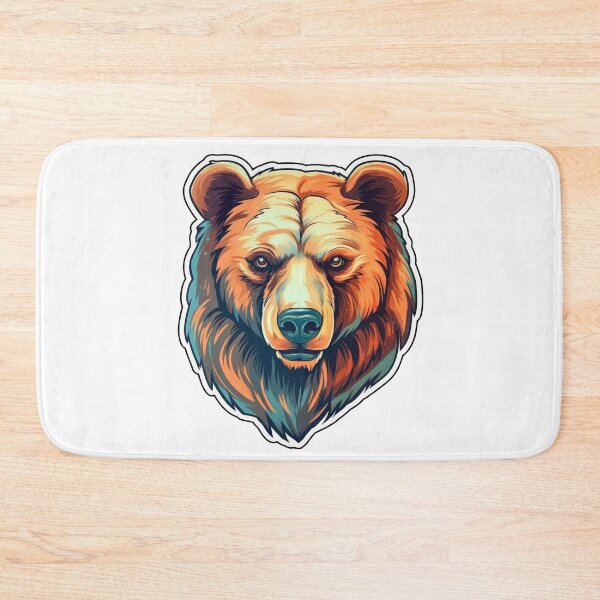 Item preview, Strong Bear Sticker designed and sold by Enea Kelo.