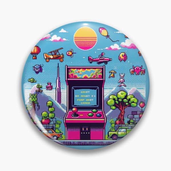Item preview, Retro Arcade Game Pop Art Style designed and sold by artofuniverse.