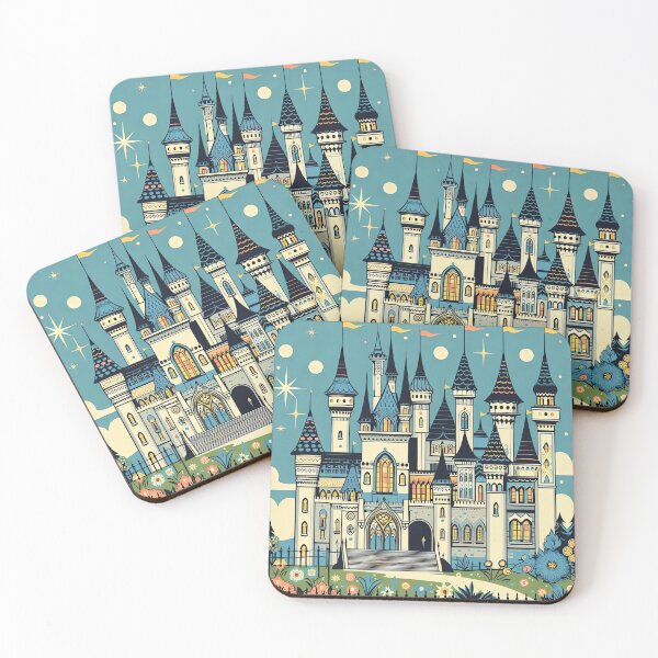 Item preview, Fairy Tale Castle Pop Art Style designed and sold by artofuniverse.