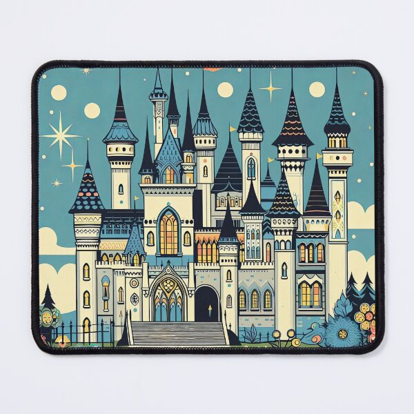 Item preview, Fairy Tale Castle Pop Art Style designed and sold by artofuniverse.