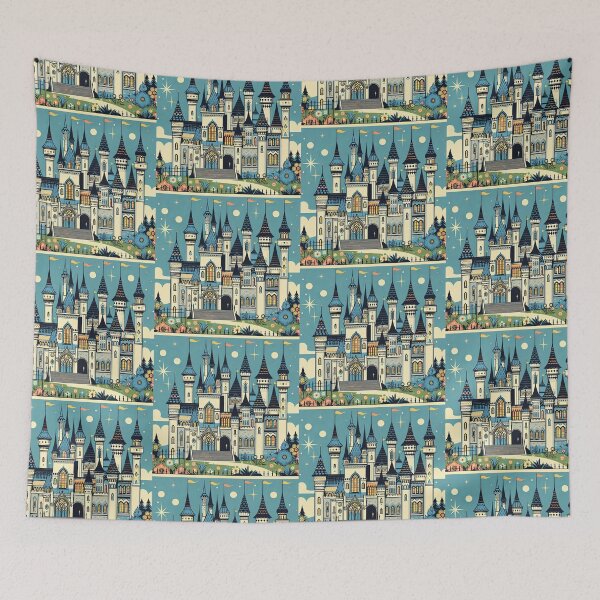 Item preview, Fairy Tale Castle Pop Art Style designed and sold by artofuniverse.