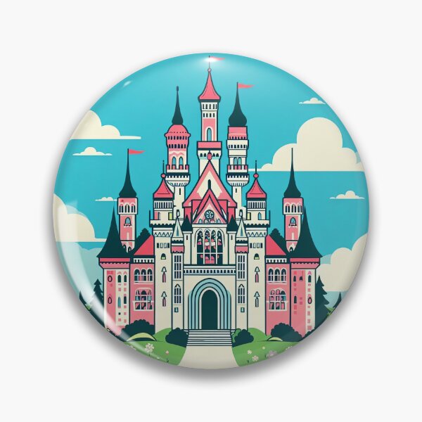 Item preview, Fairy Tale Castle Pop Art Style designed and sold by artofuniverse.