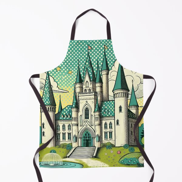 Item preview, Fairy Tale Castle Pop Art Style designed and sold by artofuniverse.