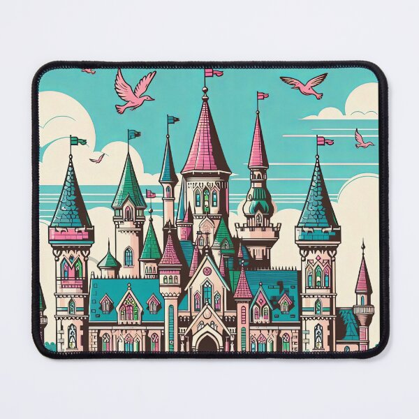 Item preview, Fairy Tale Castle Pop Art Style designed and sold by artofuniverse.