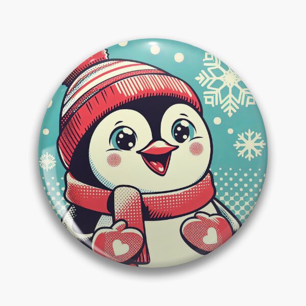 Item preview, Cute Penguin Pop Art Style designed and sold by artofuniverse.