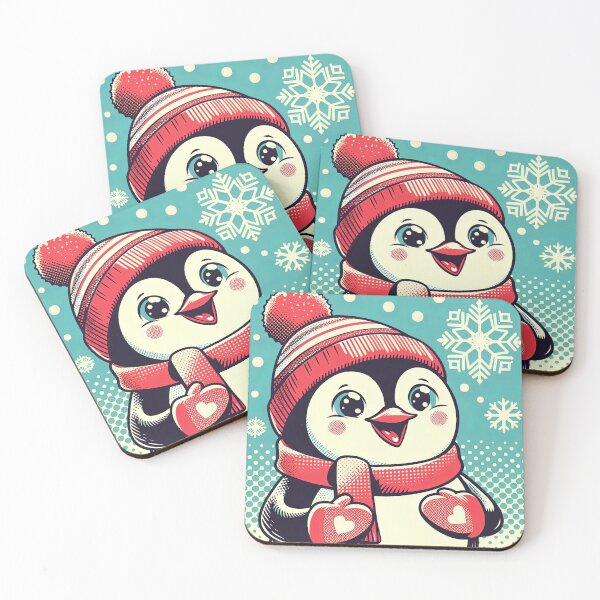 Item preview, Cute Penguin Pop Art Style designed and sold by artofuniverse.