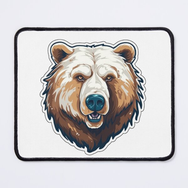 Item preview, Strong Bear Sticker designed and sold by Enea Kelo.