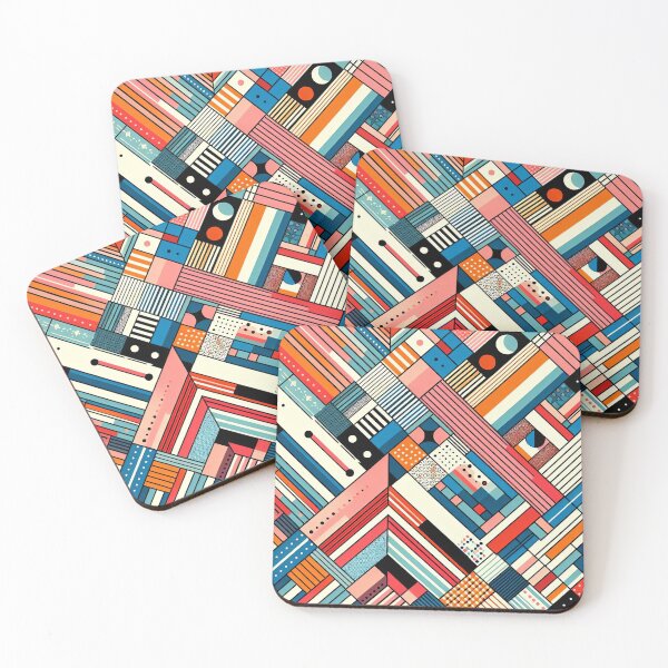 Item preview, Abstract Geometric Pattern Pop Art Style designed and sold by artofuniverse.