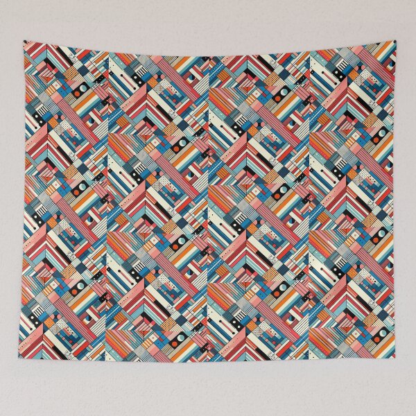 Item preview, Abstract Geometric Pattern Pop Art Style designed and sold by artofuniverse.