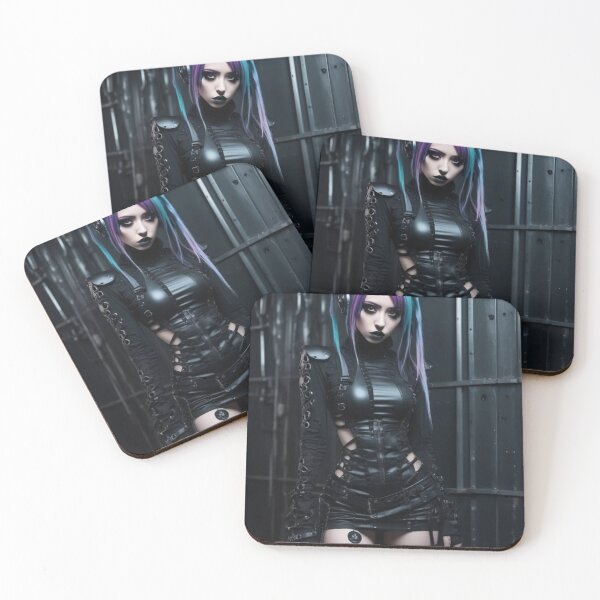 Item preview, Cute Cyber Goth Girl, Dark Photography, Model designed and sold by Burn-Ego.