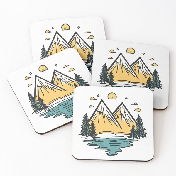 Item preview, Mountain idyll in minimalist style designed and sold by Supergaucho84.
