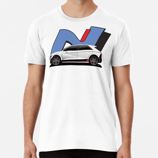 Item preview, Ioniq 5 N line White illustration designed and sold by blackdogshop.