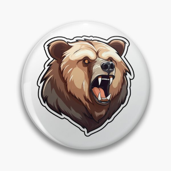 Item preview, Strong Bear Sticker designed and sold by Enea Kelo.