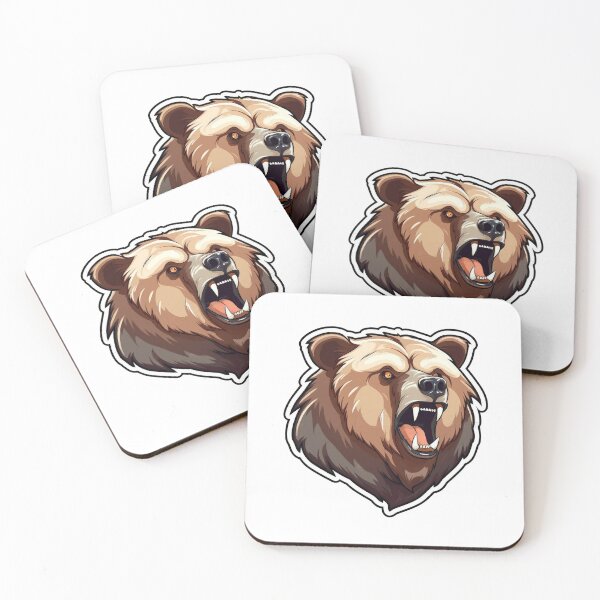 Item preview, Strong Bear Sticker designed and sold by Enea Kelo.