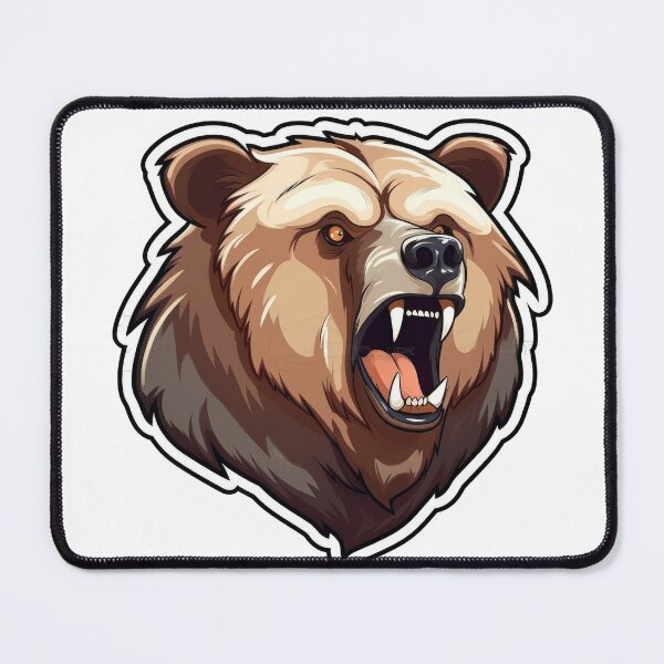Item preview, Strong Bear Sticker designed and sold by Enea Kelo.