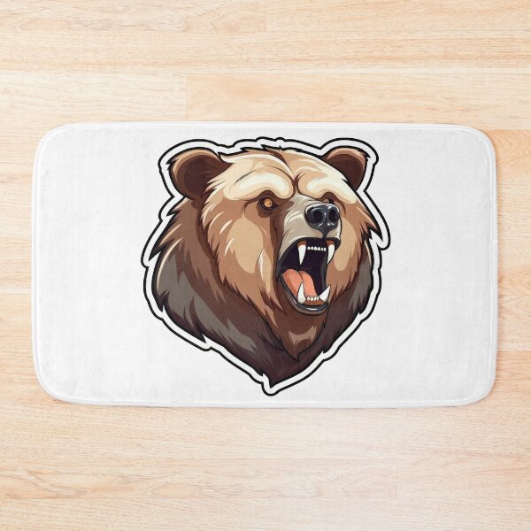 Item preview, Strong Bear Sticker designed and sold by Enea Kelo.