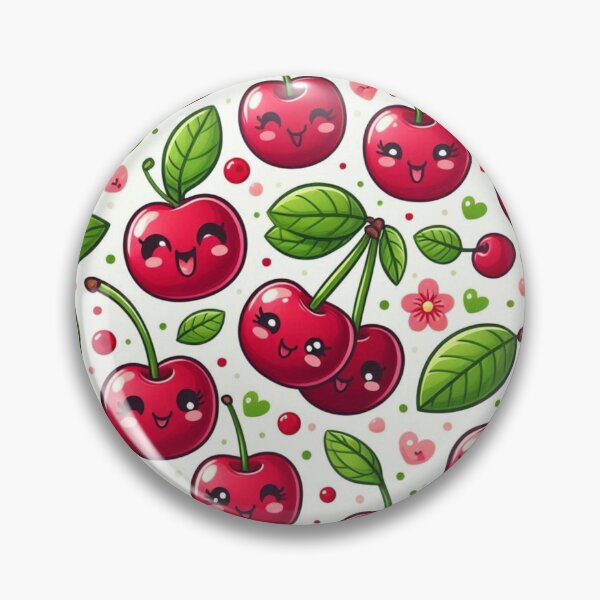 Artikelvorschau, Kawaii Kirschdesign entworfen und verkauft von LaraCreativeArt.
