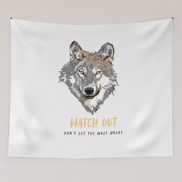 Item preview, WATCH OUT don't get the wolf angry designed and sold by casual-corner.