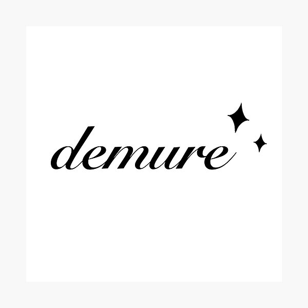 Item preview, Demure (black with stars) designed and sold by SnugbugStudios.