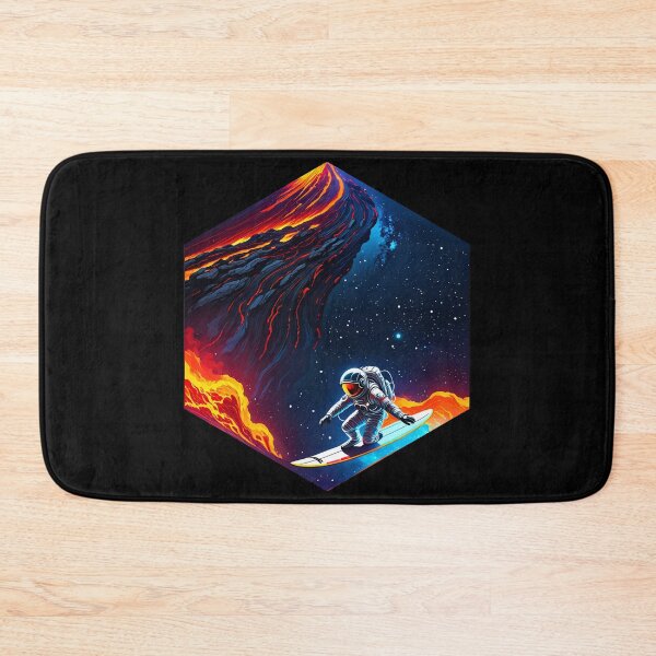 Item preview, Astronauta surfeando sobre lava designed and sold by AbsoluteA.