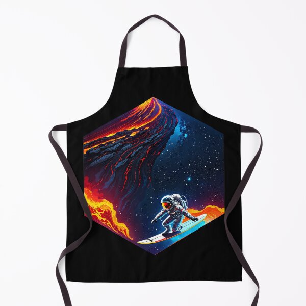 Item preview, Astronauta surfeando sobre lava designed and sold by AbsoluteA.