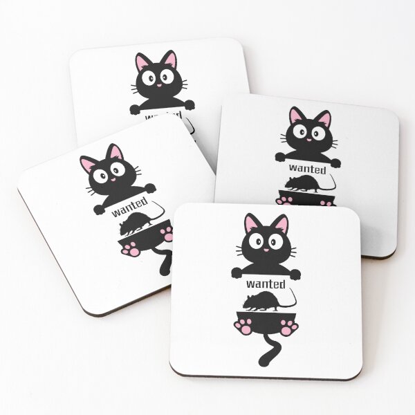 Item preview, Wanted, cat and a mouse designed and sold by Designfs.