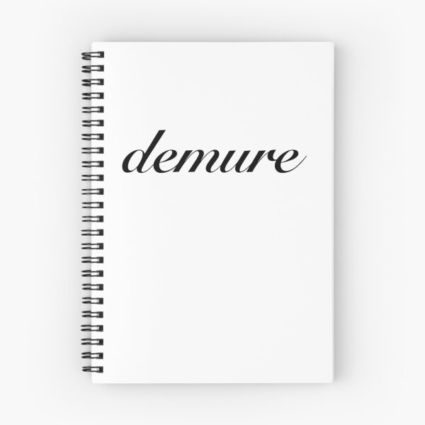 Item preview, Demure (black) designed and sold by SnugbugStudios.