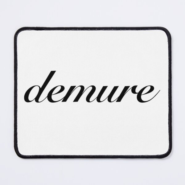 Item preview, Demure (black) designed and sold by SnugbugStudios.