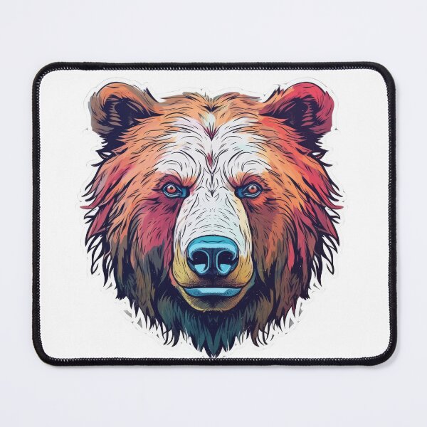 Item preview, Strong Bear Sticker designed and sold by Enea Kelo.