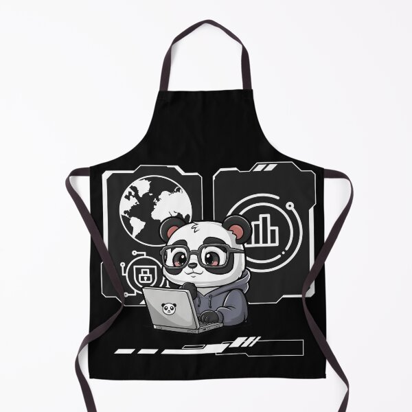 Item preview, Cute panda hacker and her ethical hacking designed and sold by CypisDesign.