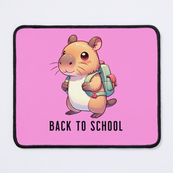 Item preview, Capybara Back to School - Funny Back to School Design" designed and sold by Imane Ououinezal.
