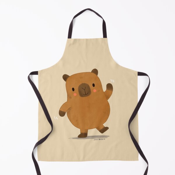 Item preview, Capybara saying hello designed and sold by julianamotzko.