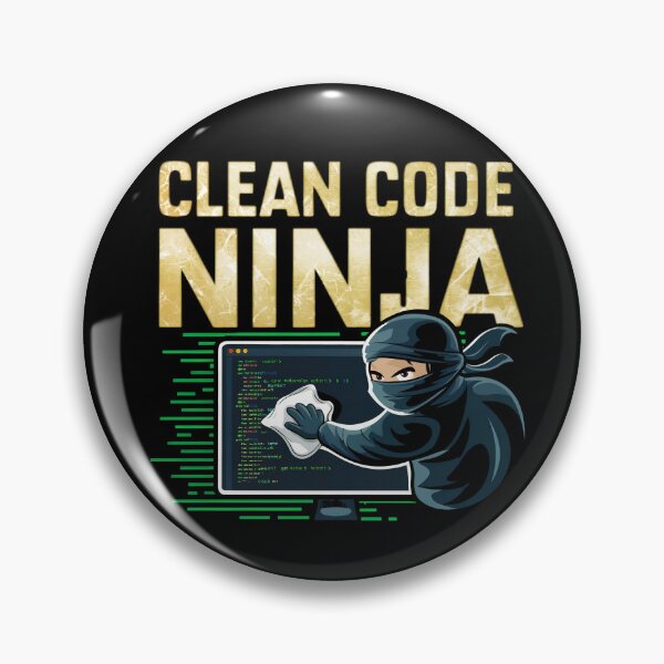 Item preview, Clean code Ninja designed and sold by DesignsByJensen.
