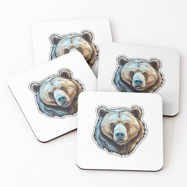 Item preview, Strong Bear Sticker designed and sold by Enea Kelo.