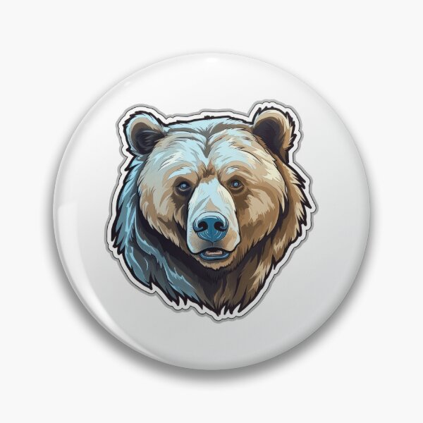 Item preview, Strong Bear Sticker designed and sold by Enea Kelo.