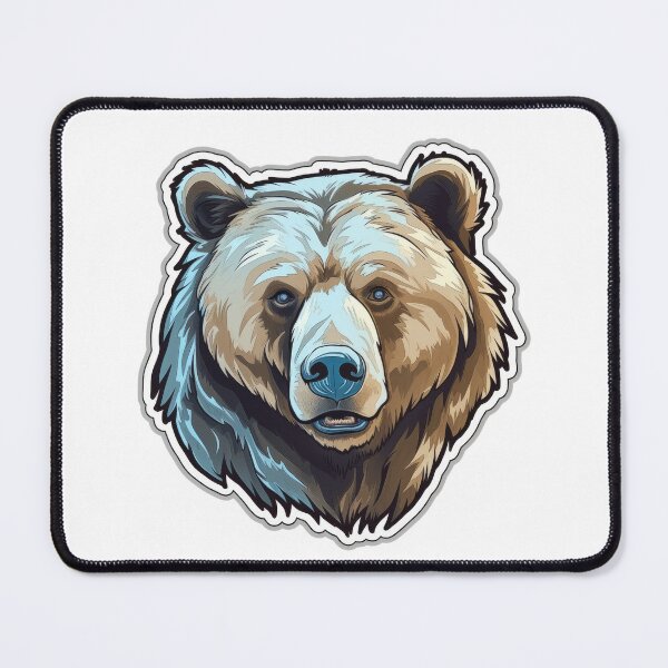 Item preview, Strong Bear Sticker designed and sold by Enea Kelo.