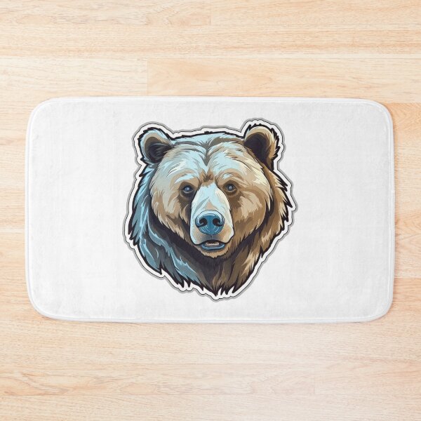 Item preview, Strong Bear Sticker designed and sold by Enea Kelo.