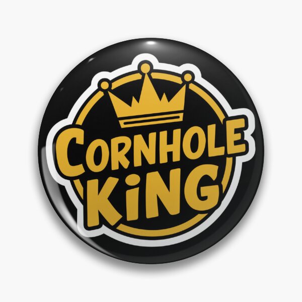Item preview, Cornhole King Circular Crown Design designed and sold by Peter Stawicki.
