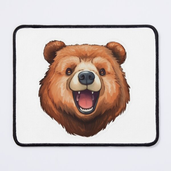 Item preview, Strong Bear Sticker designed and sold by Enea Kelo.