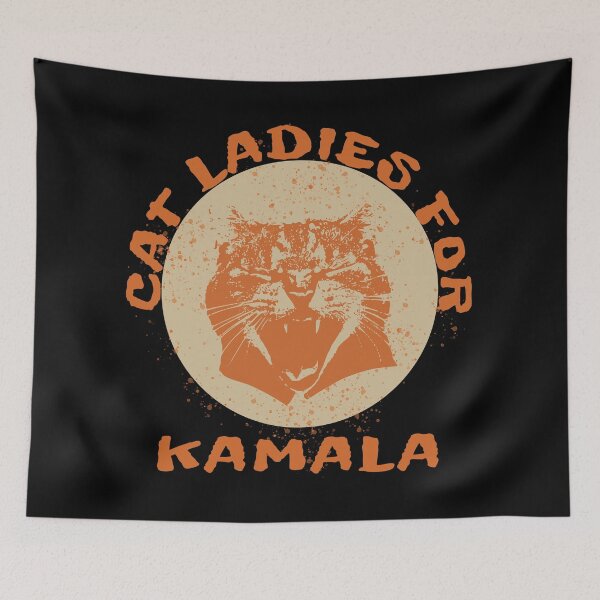Item preview, Cat Ladies For Kamala. designed and sold by EunsooLee.