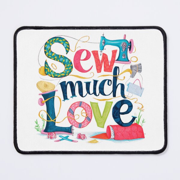 Item preview, Sewing Joy : "Sew Much Love" designed and sold by deluxedigital1.