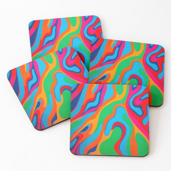 Item preview, 80s style vibrant pattern  designed and sold by Studio Quirk.
