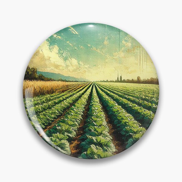 Item preview, Oil Painted Plantation Landscape with Farmland designed and sold by PsycheBrain.