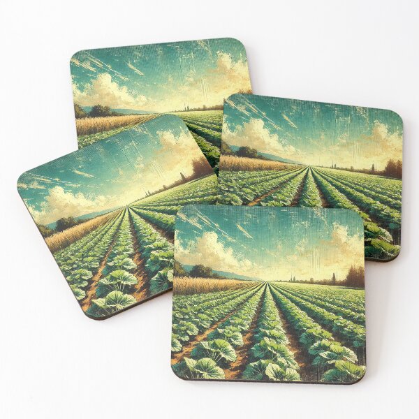 Item preview, Oil Painted Plantation Landscape with Farmland designed and sold by PsycheBrain.
