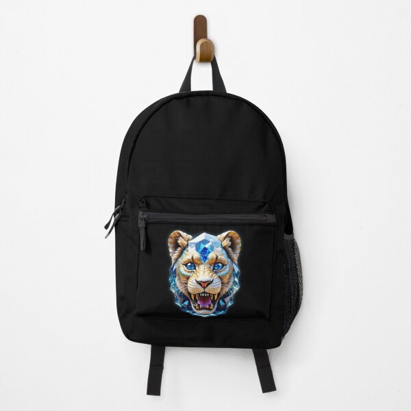 Item preview, The head of a lioness and crystal blue designed and sold by CamillaCreation.