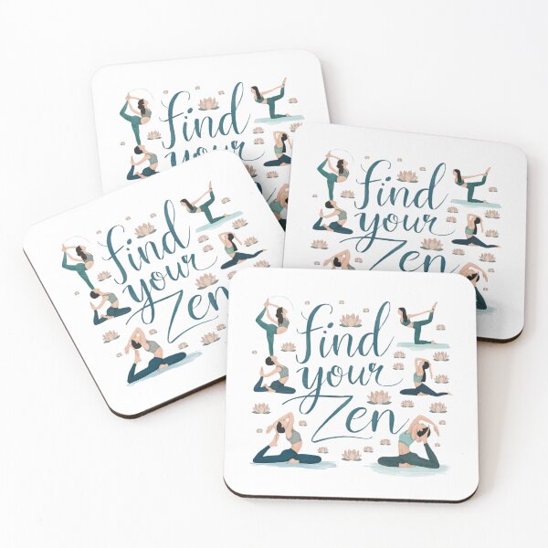 Item preview, Yoga Serenity : "Find Your Zen" designed and sold by deluxedigital1.